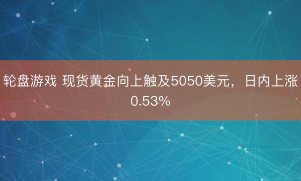 轮盘游戏 现货黄金向上触及5050美元，日内上涨0.53%