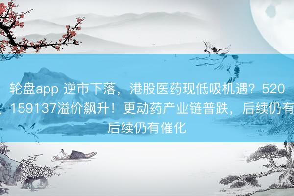 轮盘app 逆市下落，港股医药现低吸机遇？520880、159137溢价飙升！更动药产业链普跌，后续仍有催化