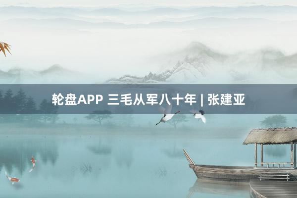 轮盘APP 三毛从军八十年 | 张建亚